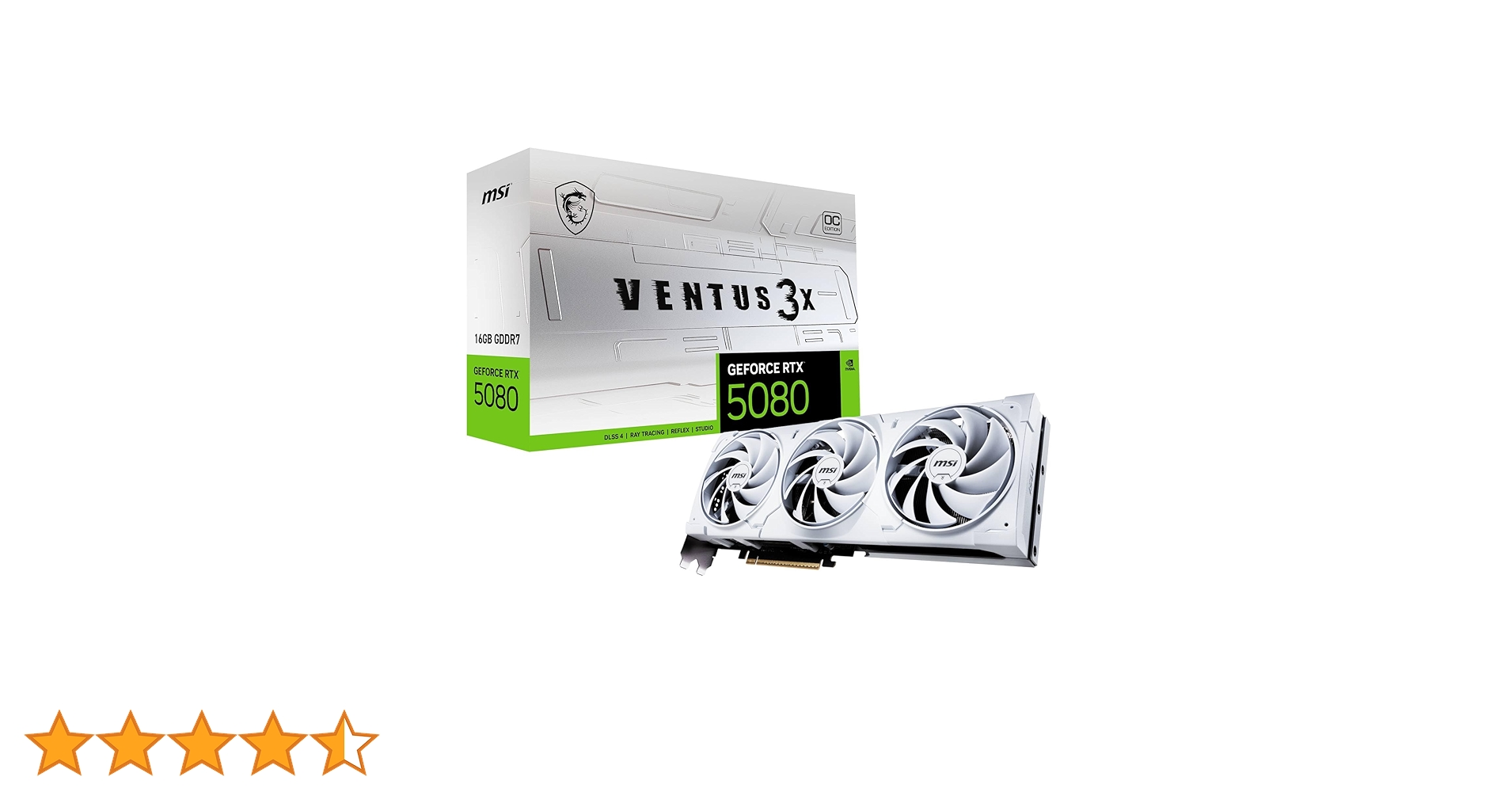 Amazon.co.jp: MSI GeForce RTX 5080 16G VENTUS 3X OC WHITE